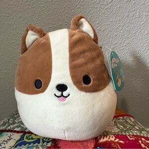 SQUISHMALLOWS Reginald the Corgi 8in NWT